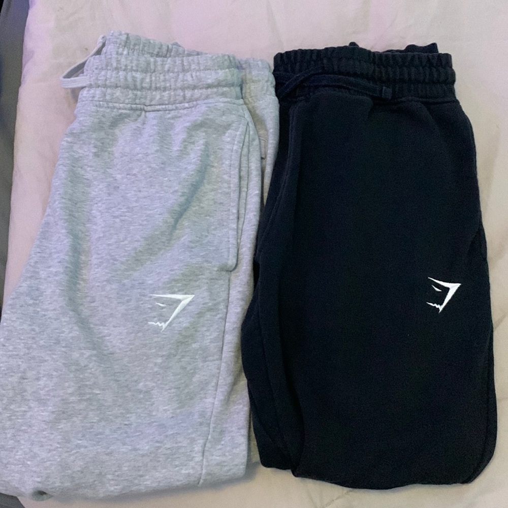 Gymshark Sweatpants! 2 pack ,black and grey